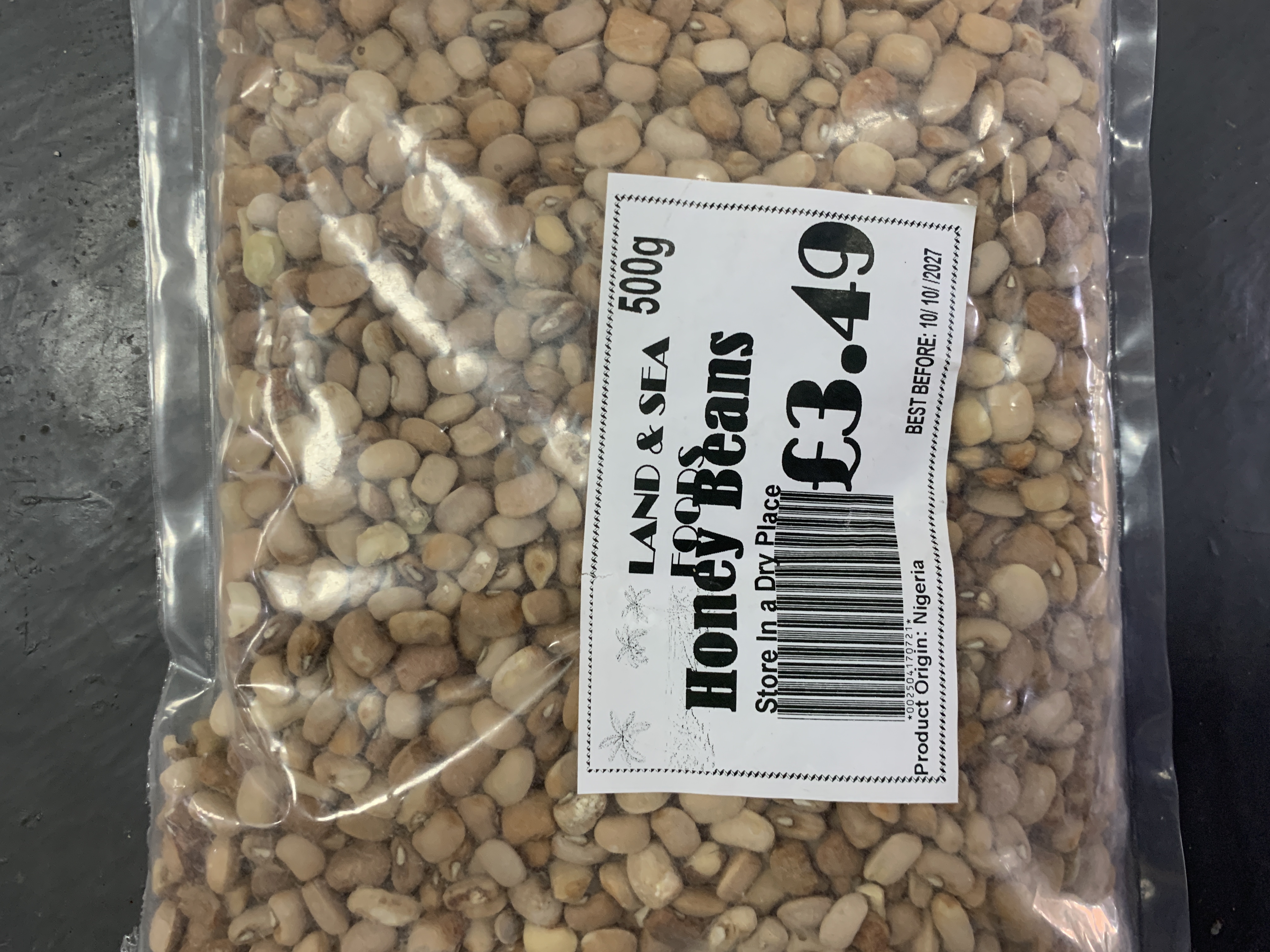 Land & Sea Foods Honey Beans 500g
