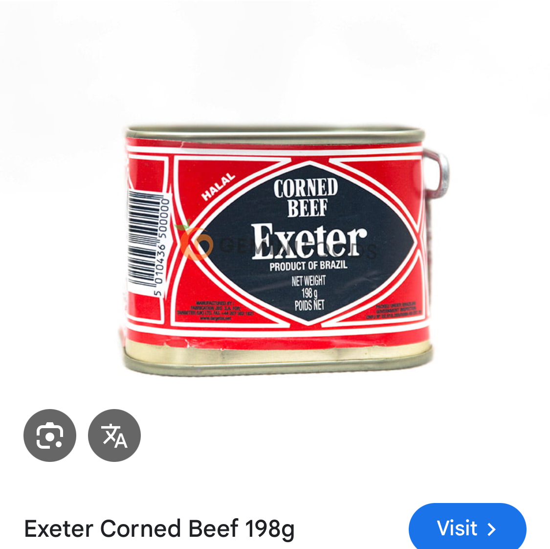 Exeter Corned Beef Halal 198g