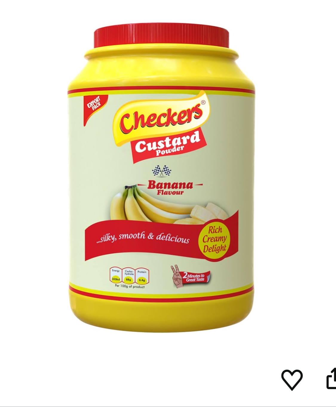 Checkers Custard Powder Banana Flavour 1kg