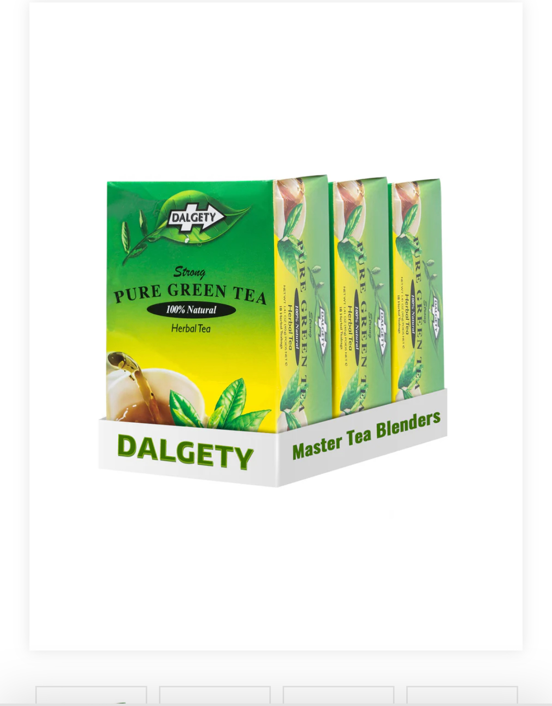 Dalgety Strong Pure Green Tea 18 Herbal Teabags
