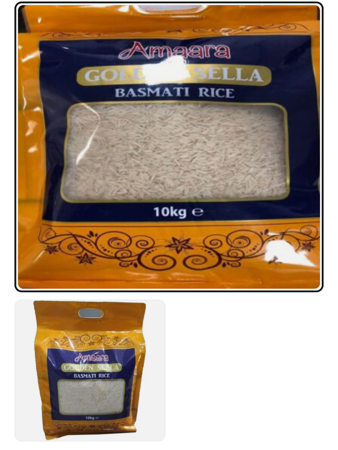 Amaara Golden Sella Basmati Rice 10kg