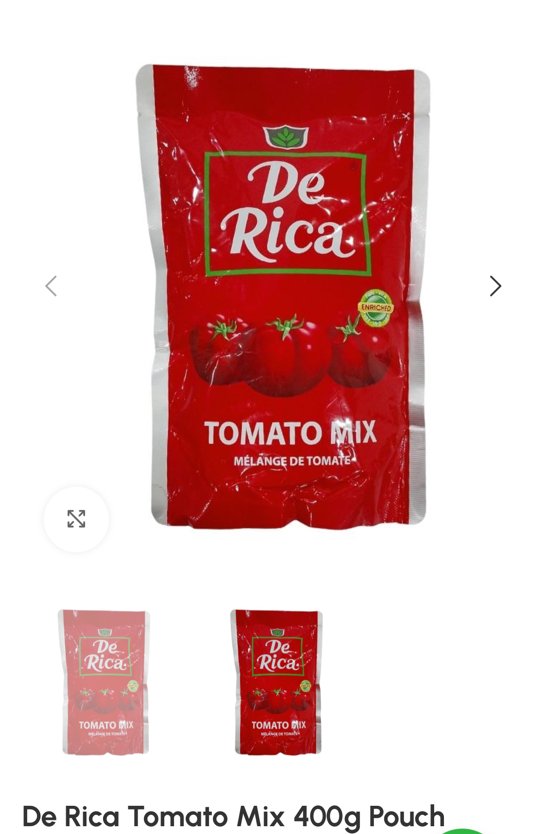 De Rica Tomato Mix Pouch 400g