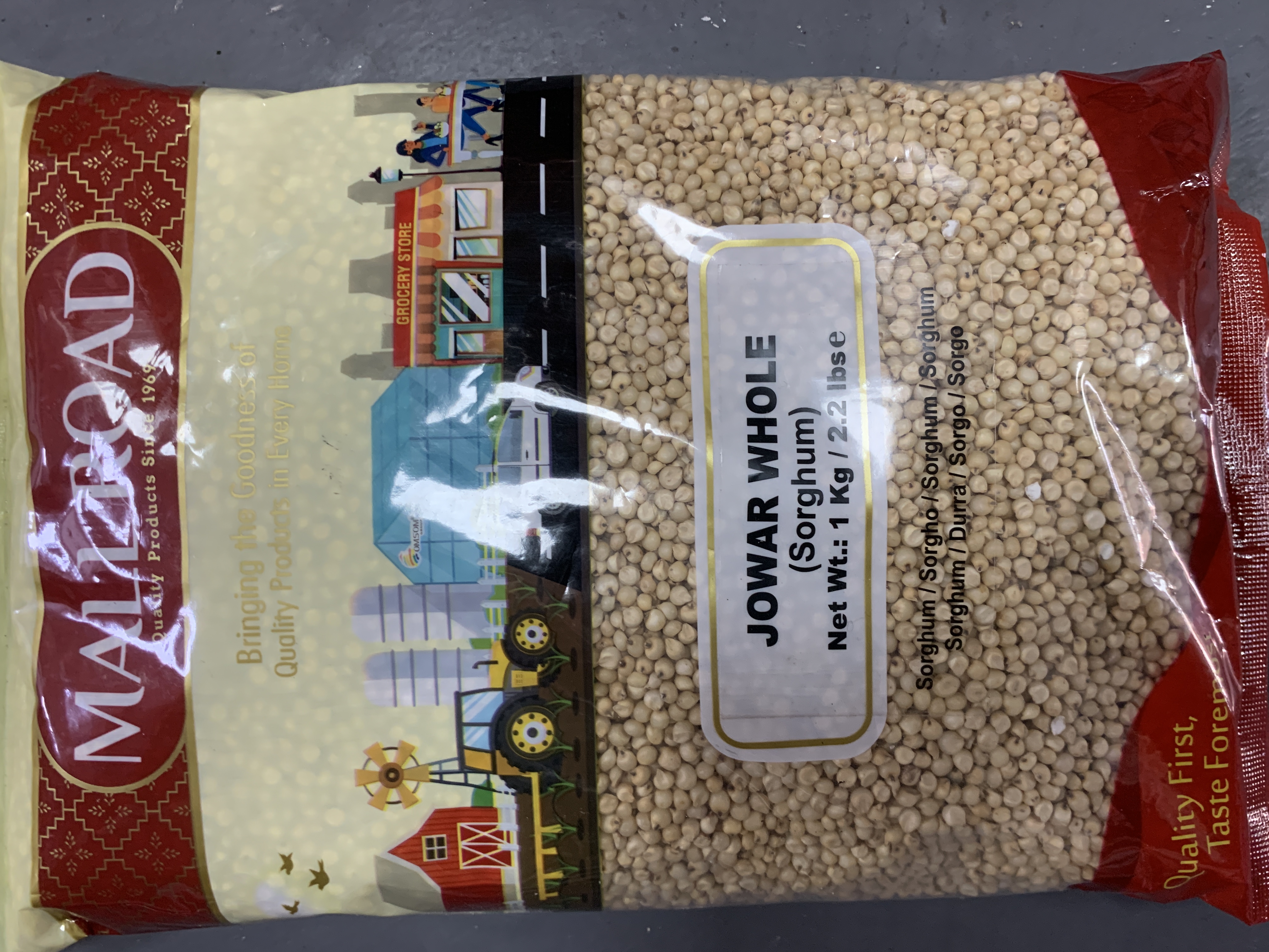 Mall Road Jowar Whole (Sorghum) 1kg
