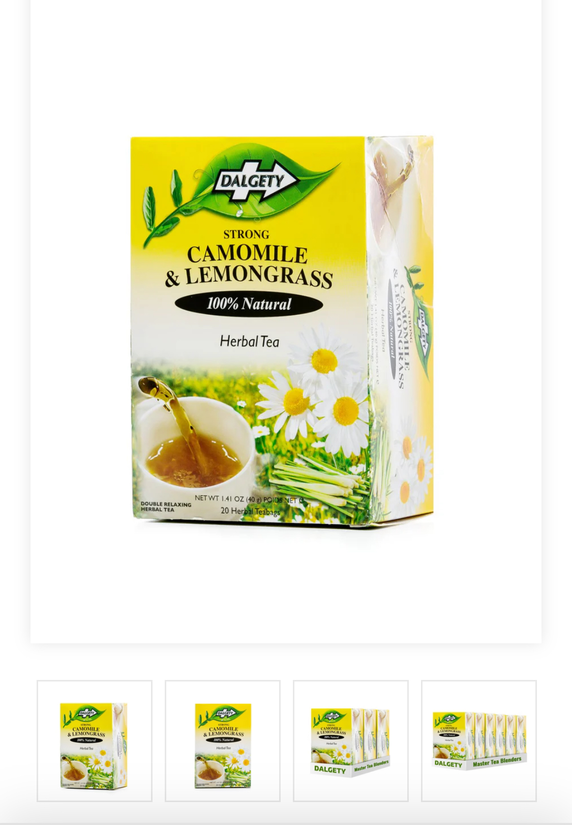 Dalgety Strong Camomile & Lemongrass Herbal Tea 20 Teabags