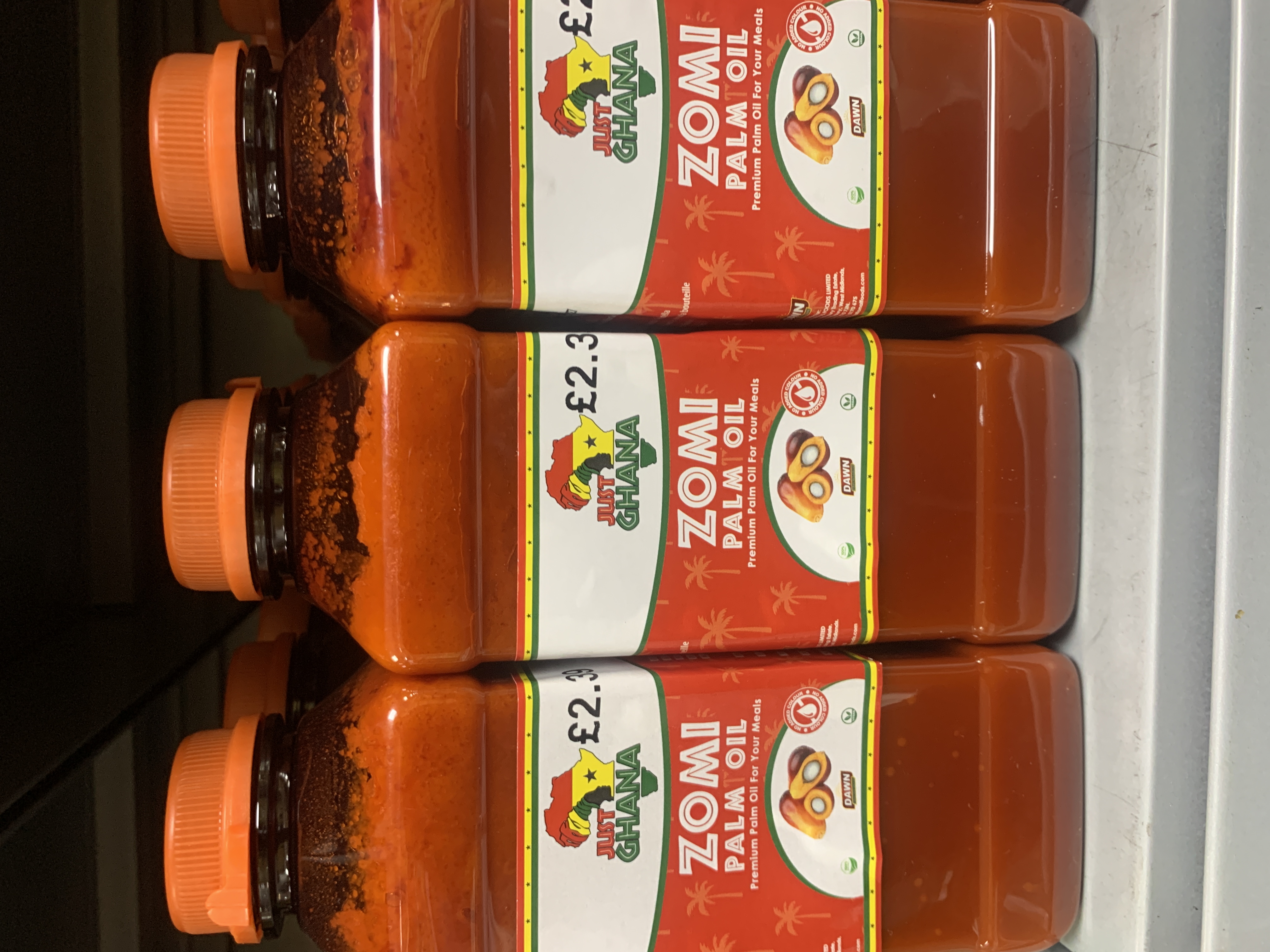 Just Ghana Zomi Palm Oil 500ml