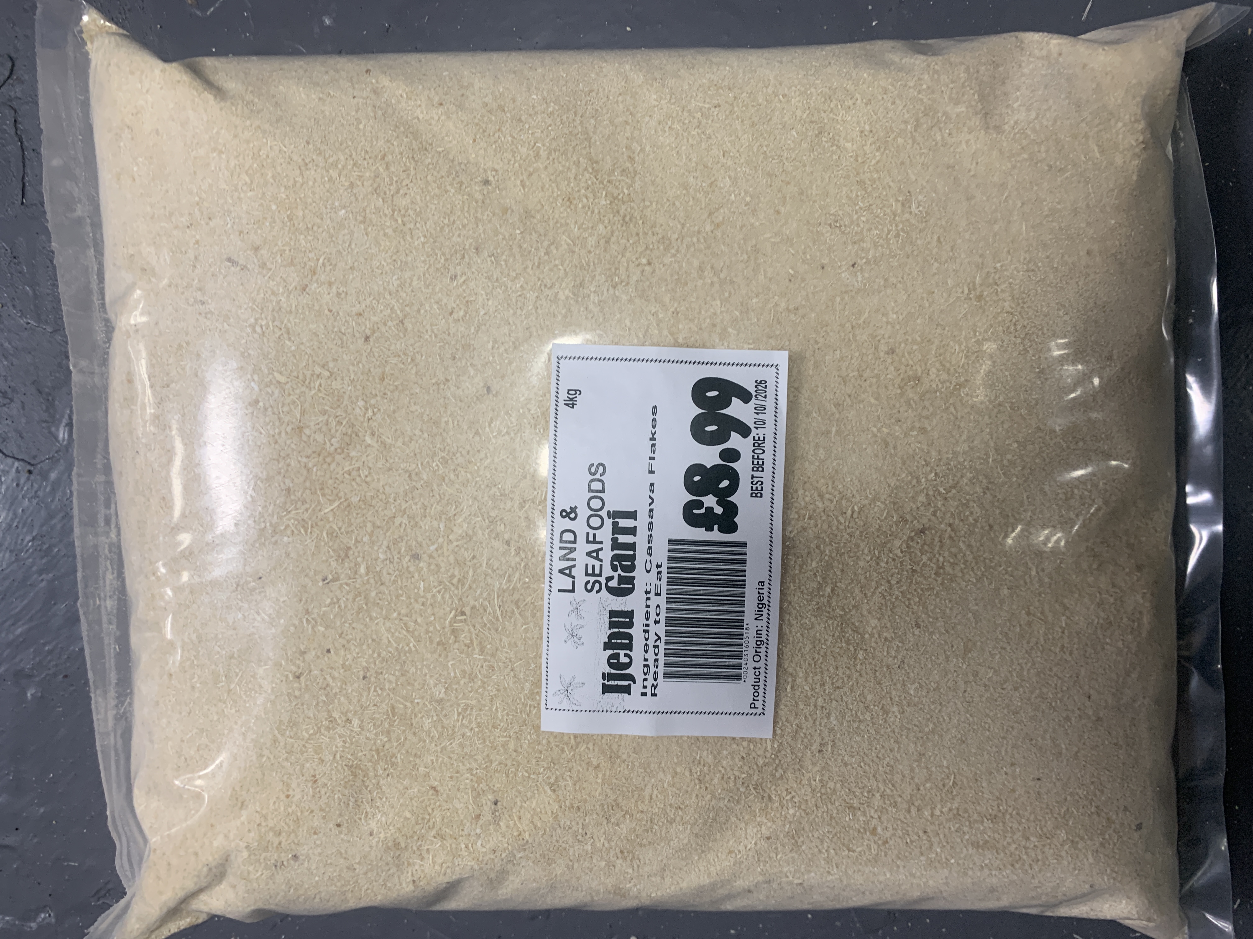 Land & Seafoods Ijebu Garri 4kg