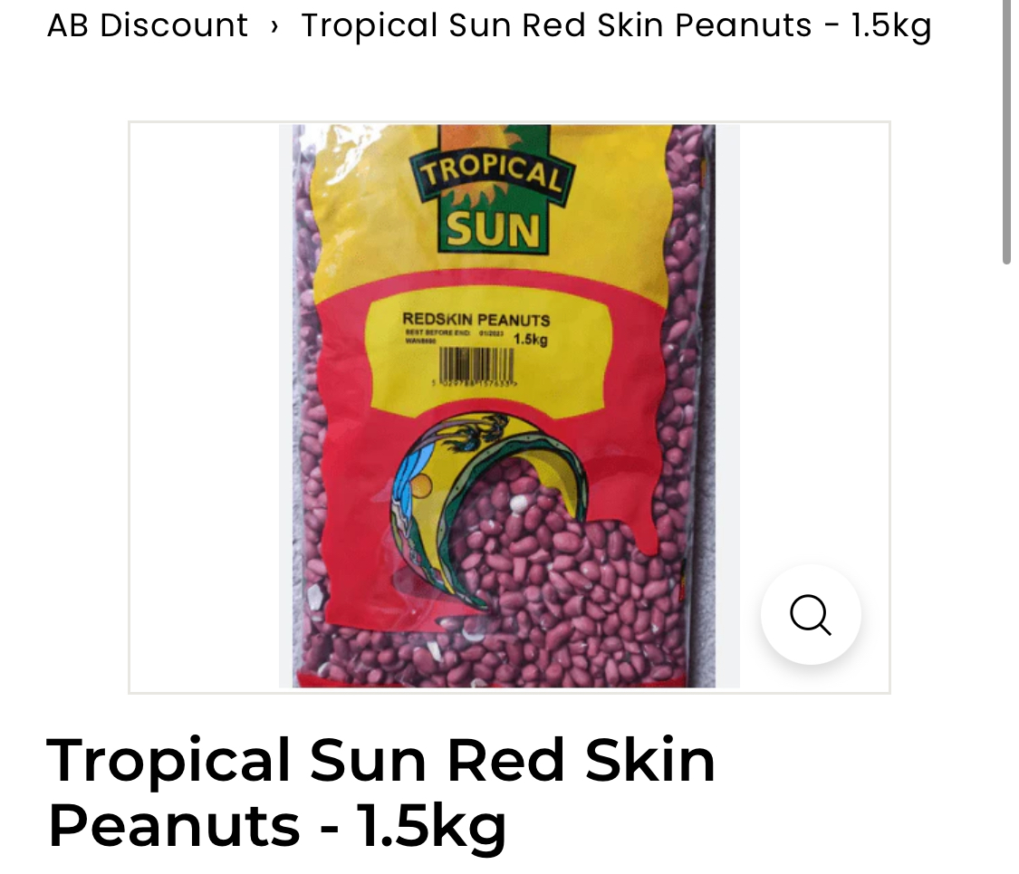 Tropical Sun Red Skin Peanuts 1.5kg