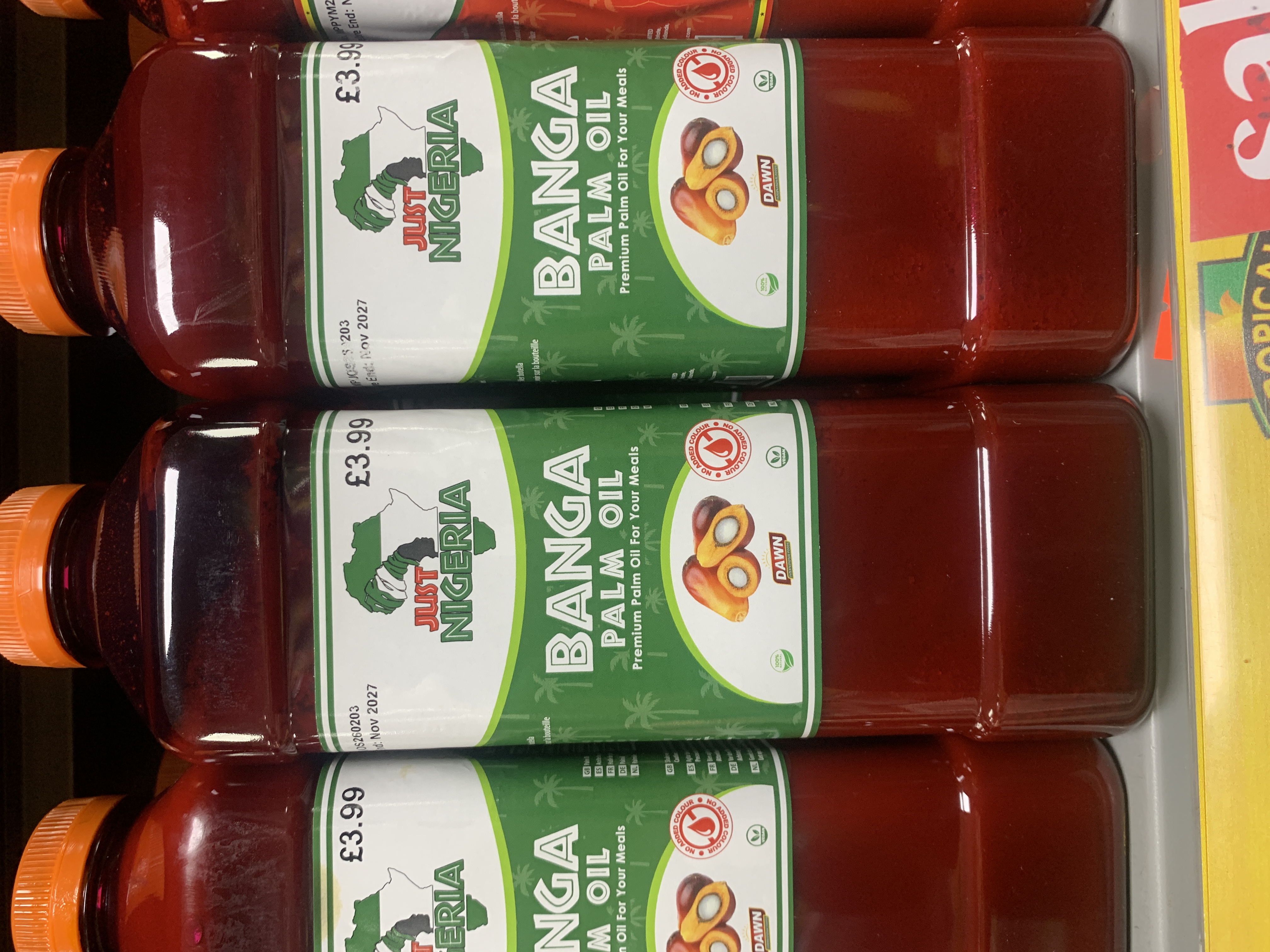 Just Nigeria Banga Palm Oil 1L