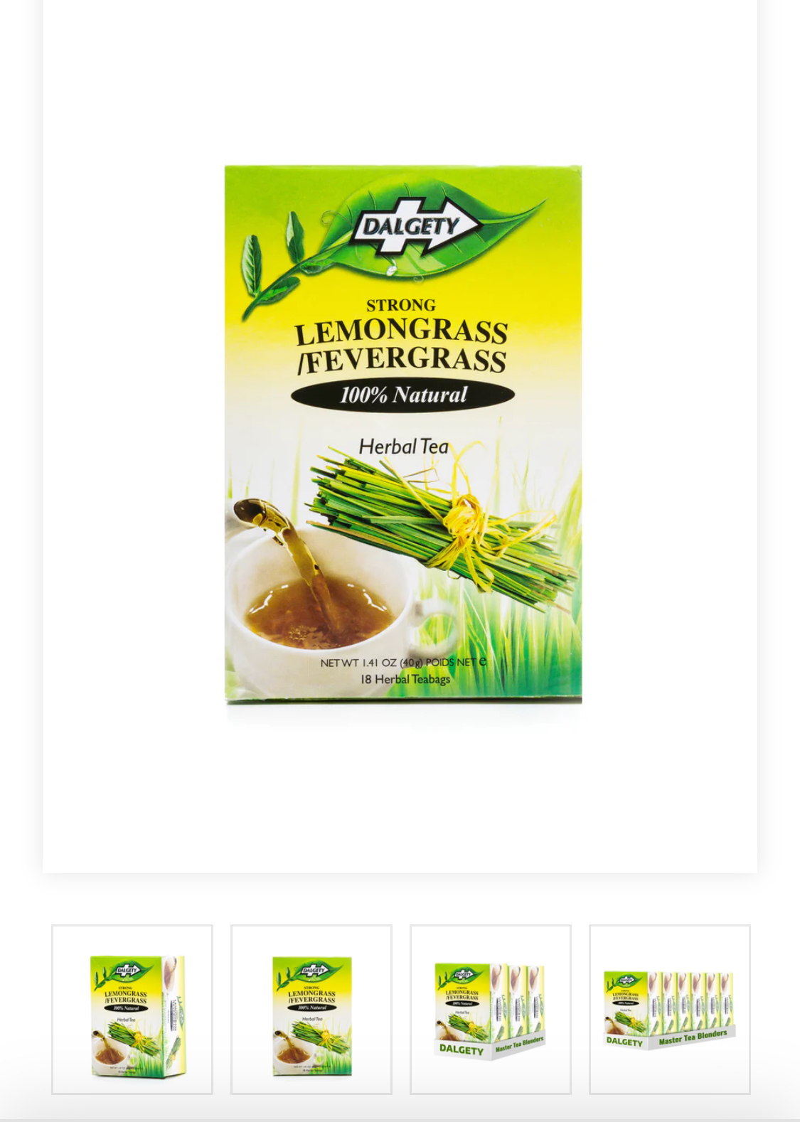 Dalgety Strong Lemongrass/Fevergrass Herbal Tea 18 Teabags