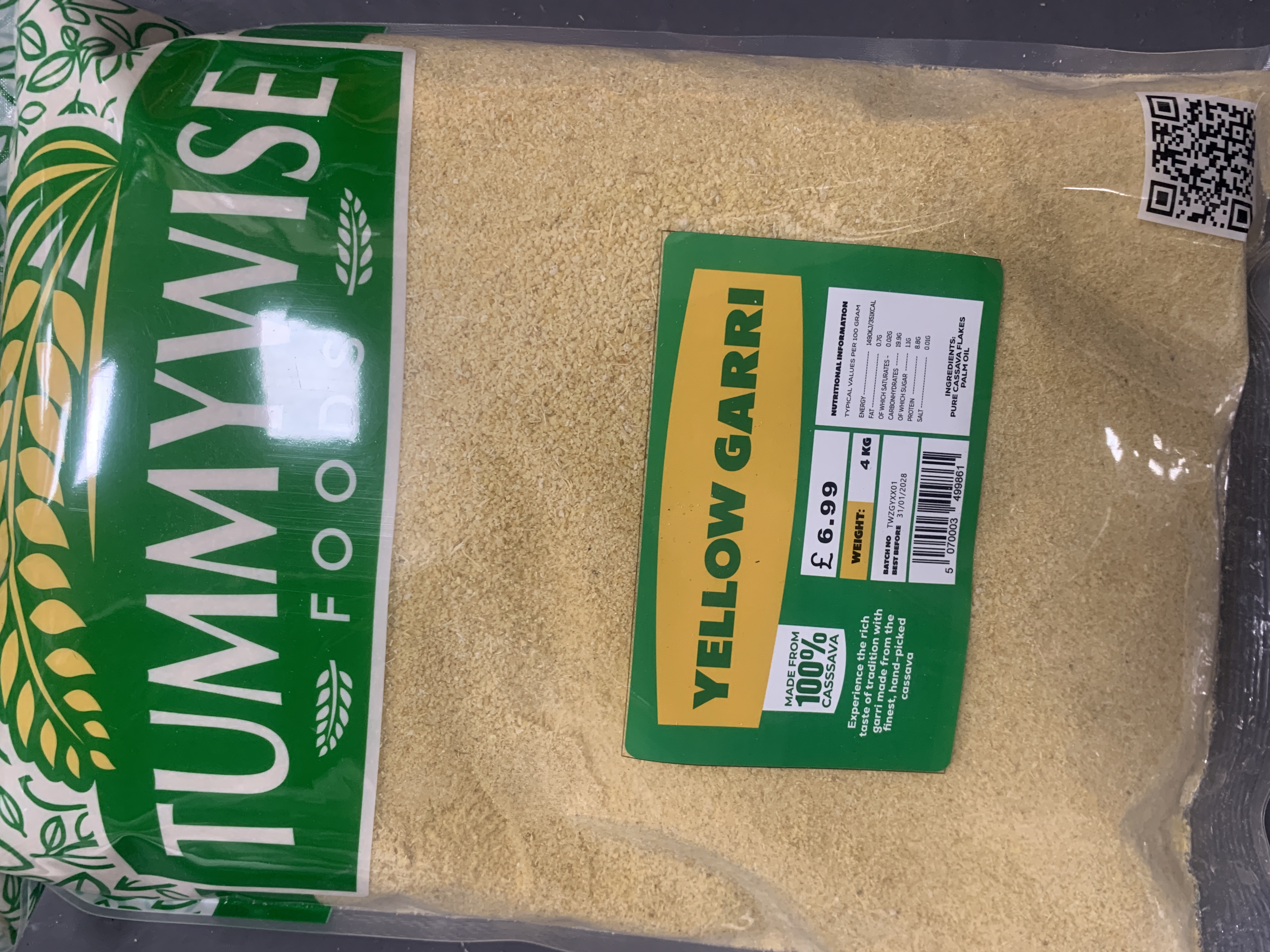 Tummywise Foods Yellow Garri 4kg
