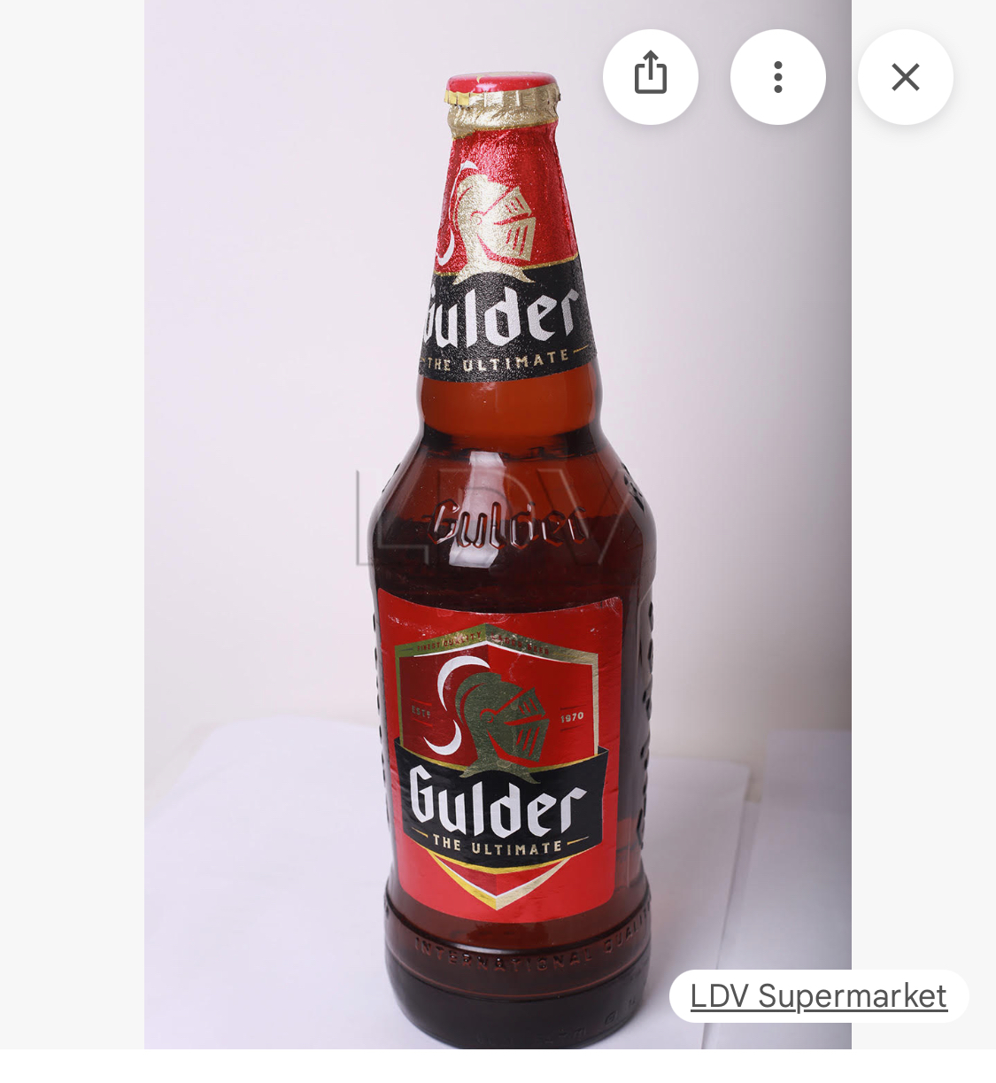 Gulder The Ultimate Beer Bottle 600ml