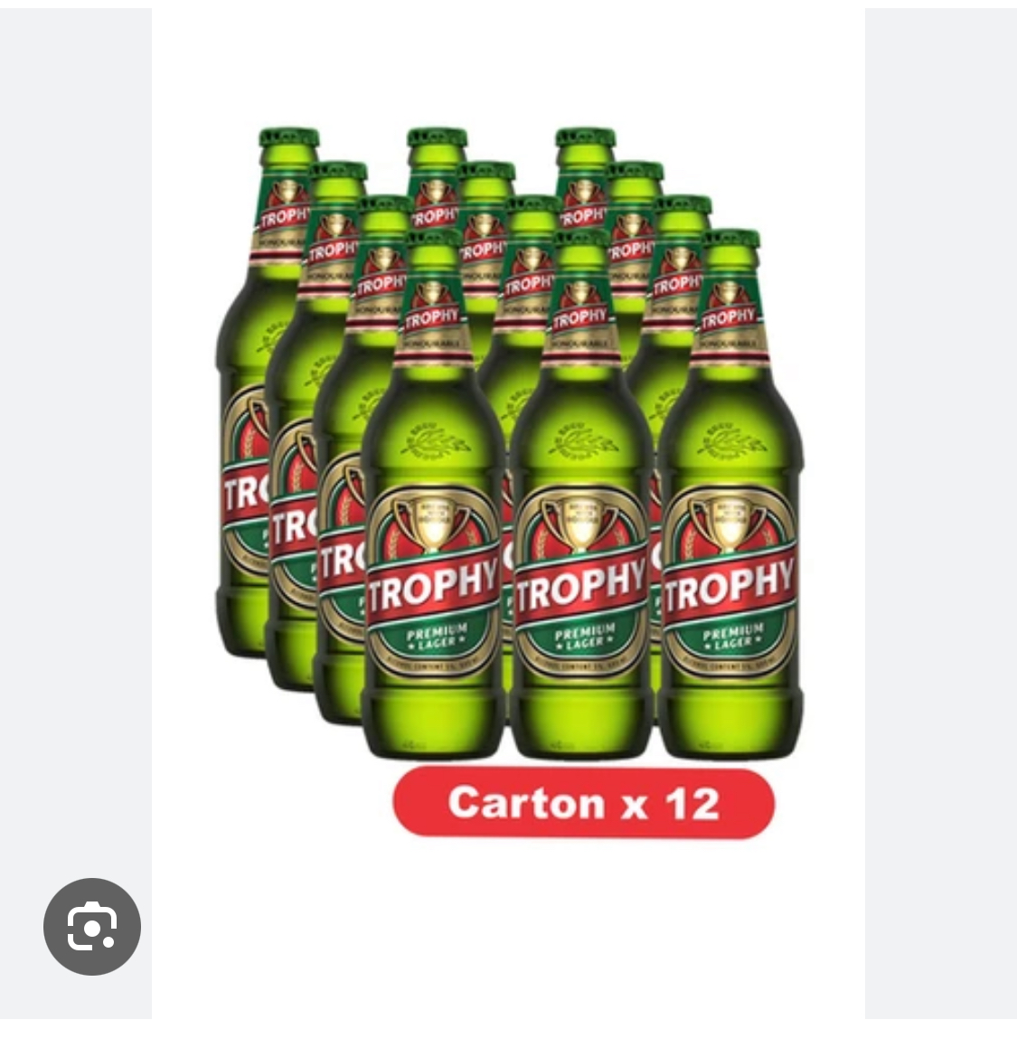 Trophy Premium Lager Case (12 x 600ml)