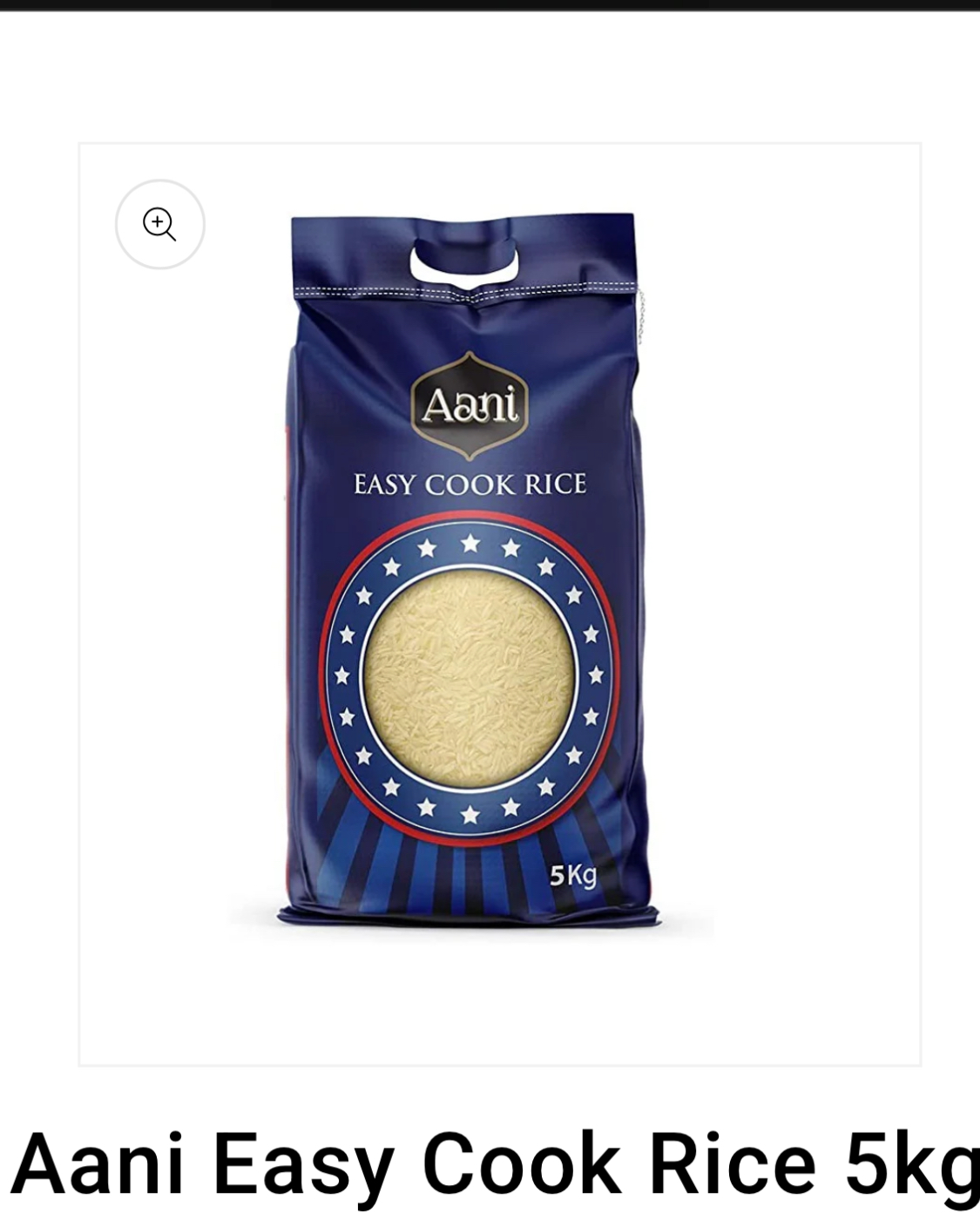 Aani Easy Cook Rice 5kg