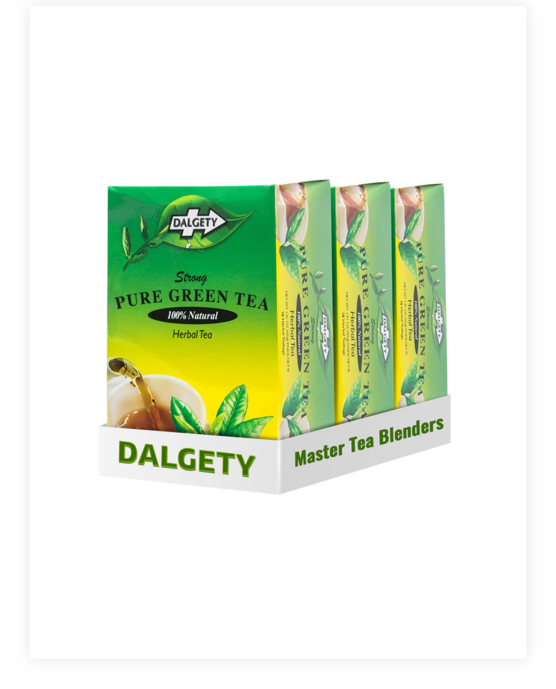 Dalgety Pure Green Tea 6-Pack (6 x 18 Teabags)