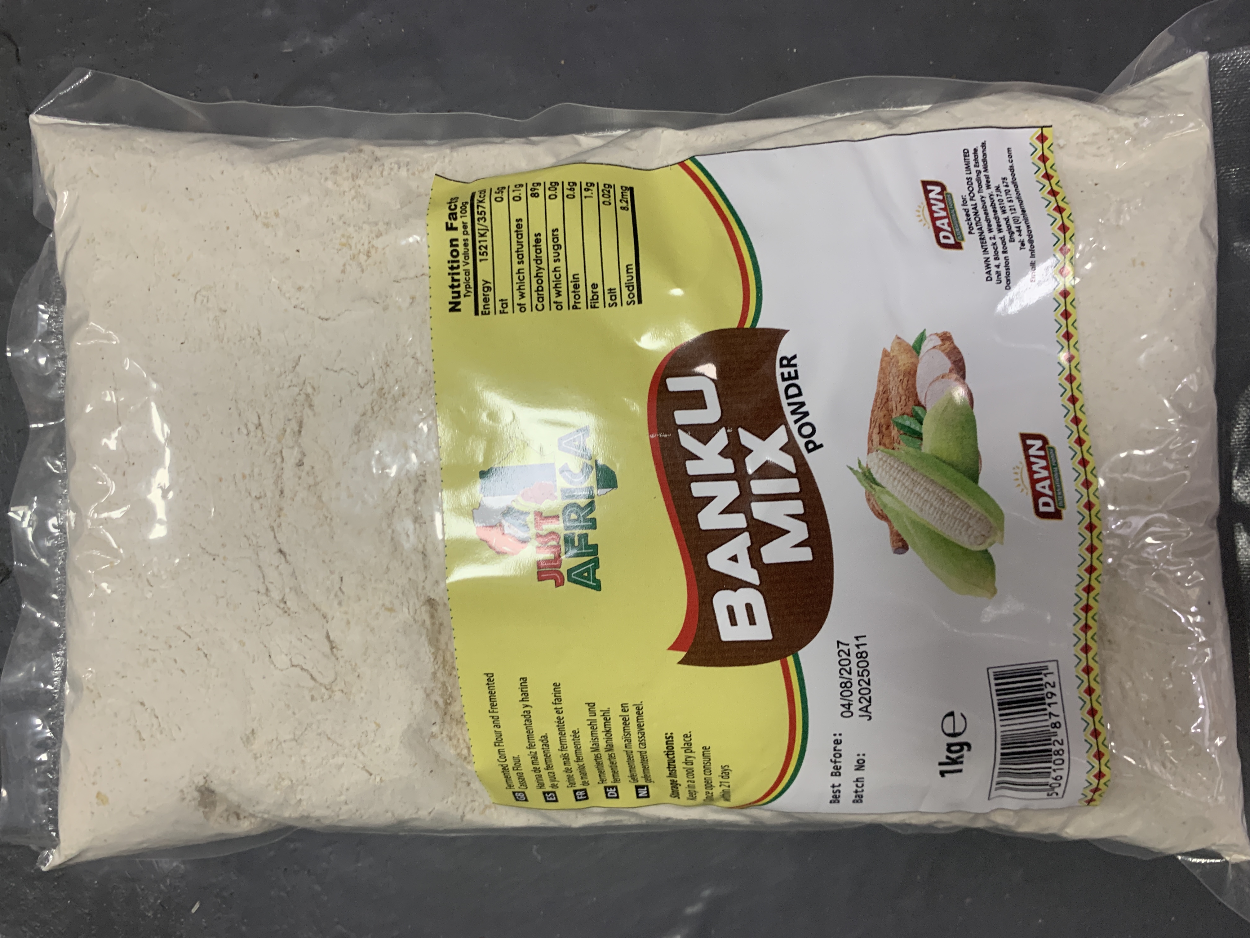Just Africa Banku Mix Powder 1kg