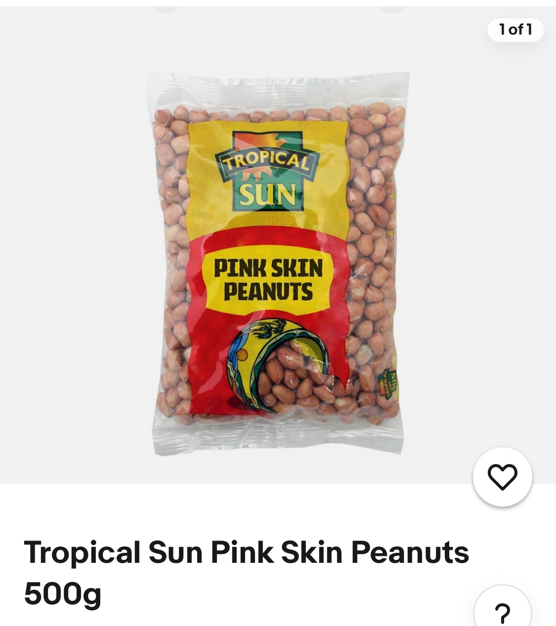 Tropical Sun Pink Skin Peanuts 500g