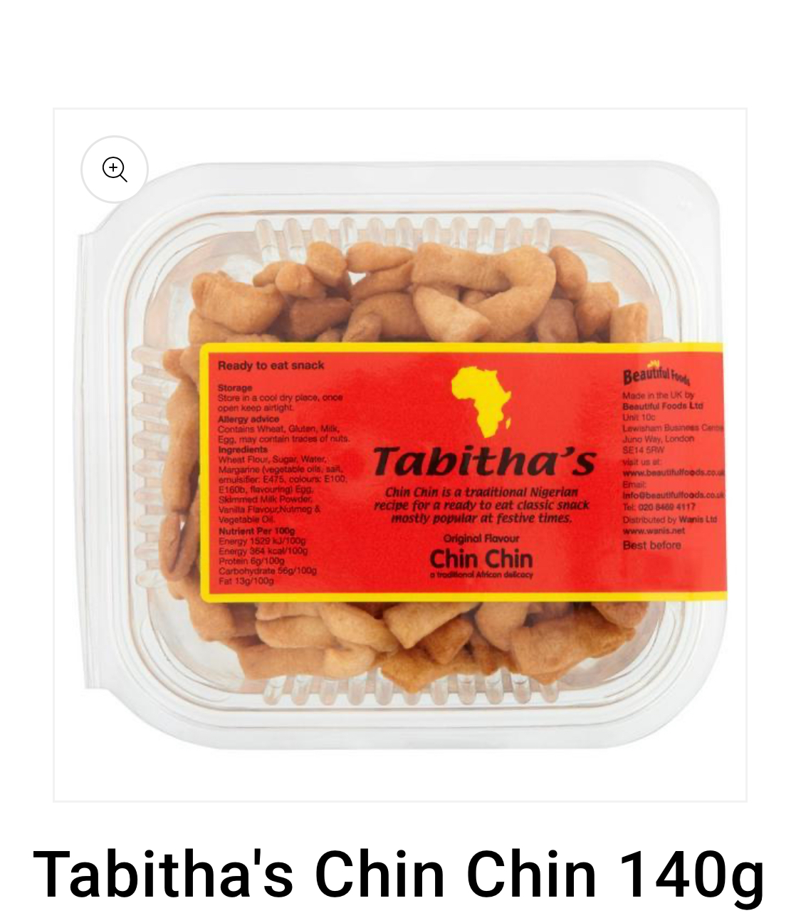 Jafro Foods Chin-Chin Original Tub