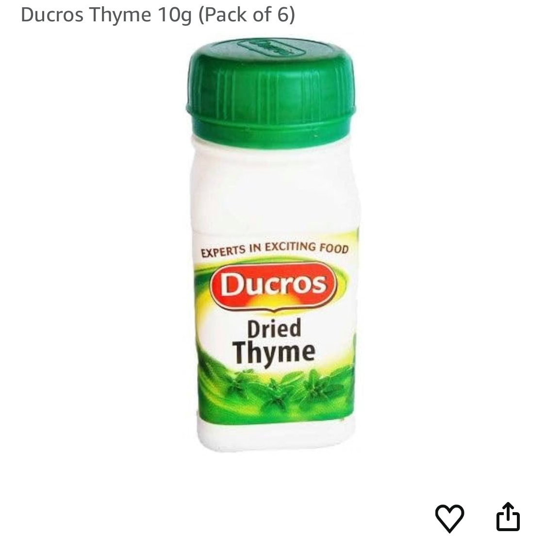 Ducros Dried Thyme 10g