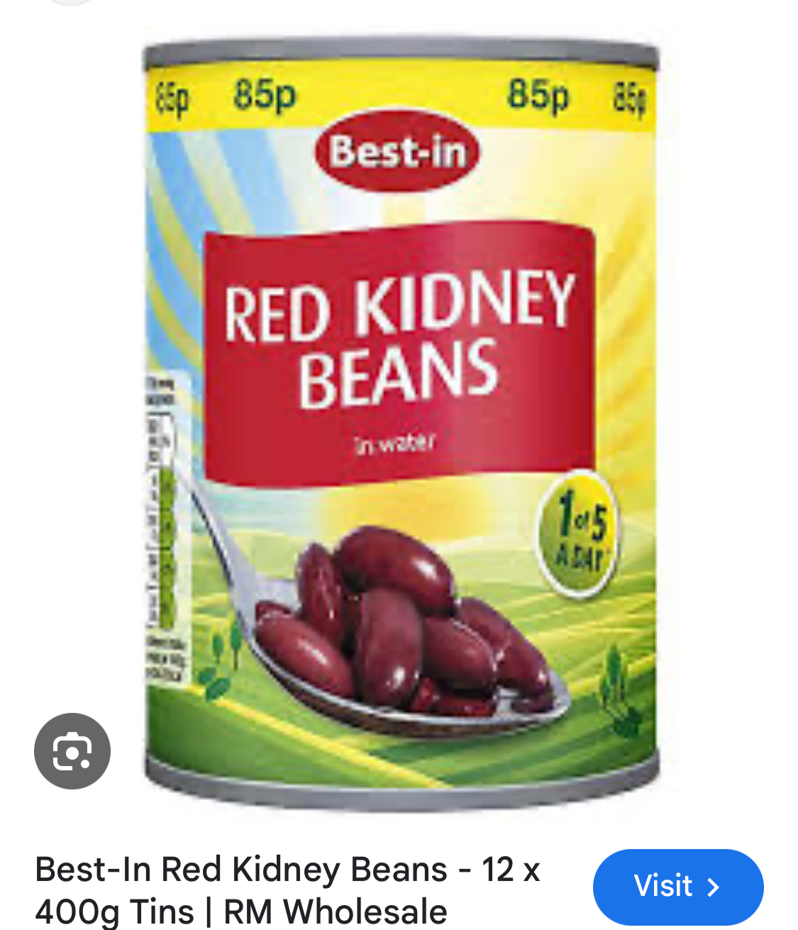 Best-In Red Kidney Beans in Water 400g