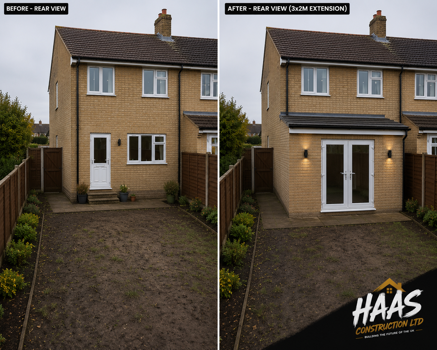 5×6m open-plan extension