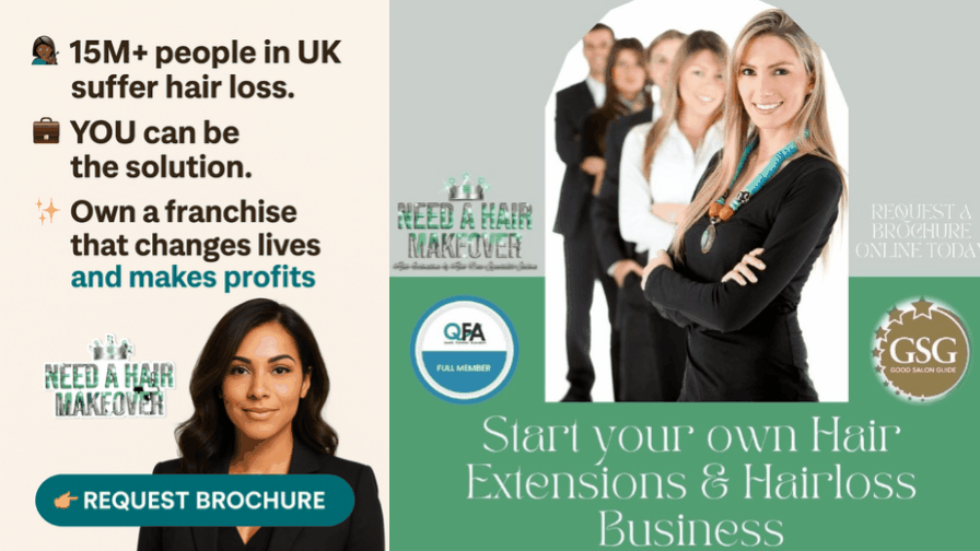 Start Hair Extensions Business - Need A Hair Makeover Franchise