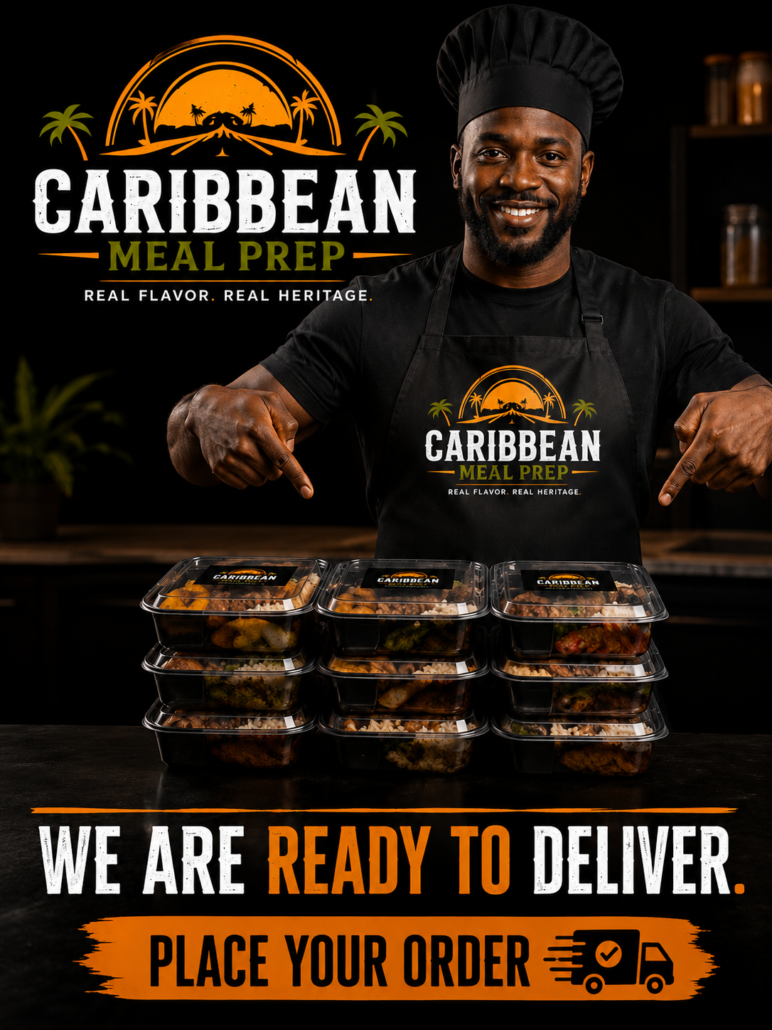 Caribbean Meal Prep — ready to deliver
