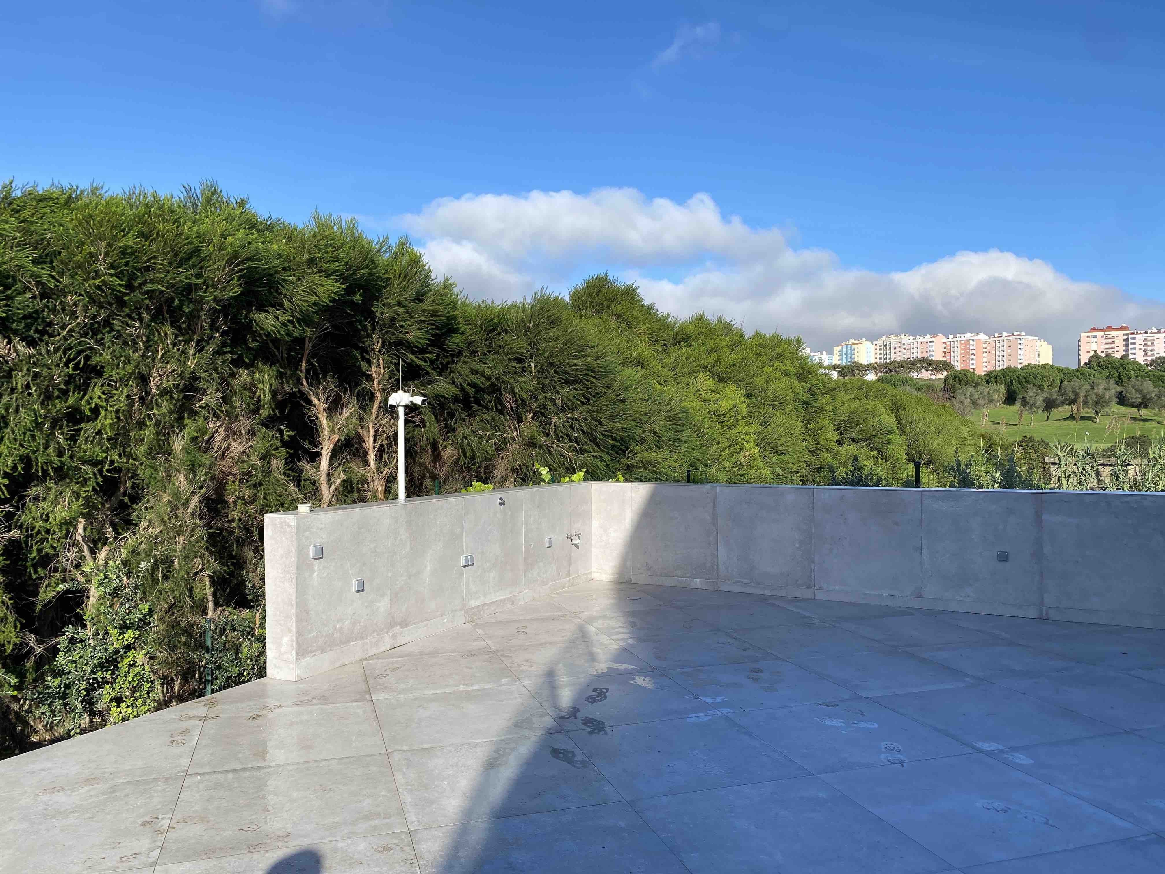 Antes: Cozinha exterior