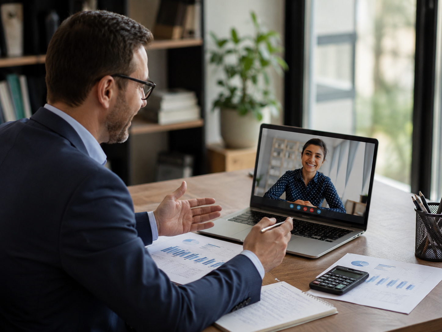 Reviewing finances and credit