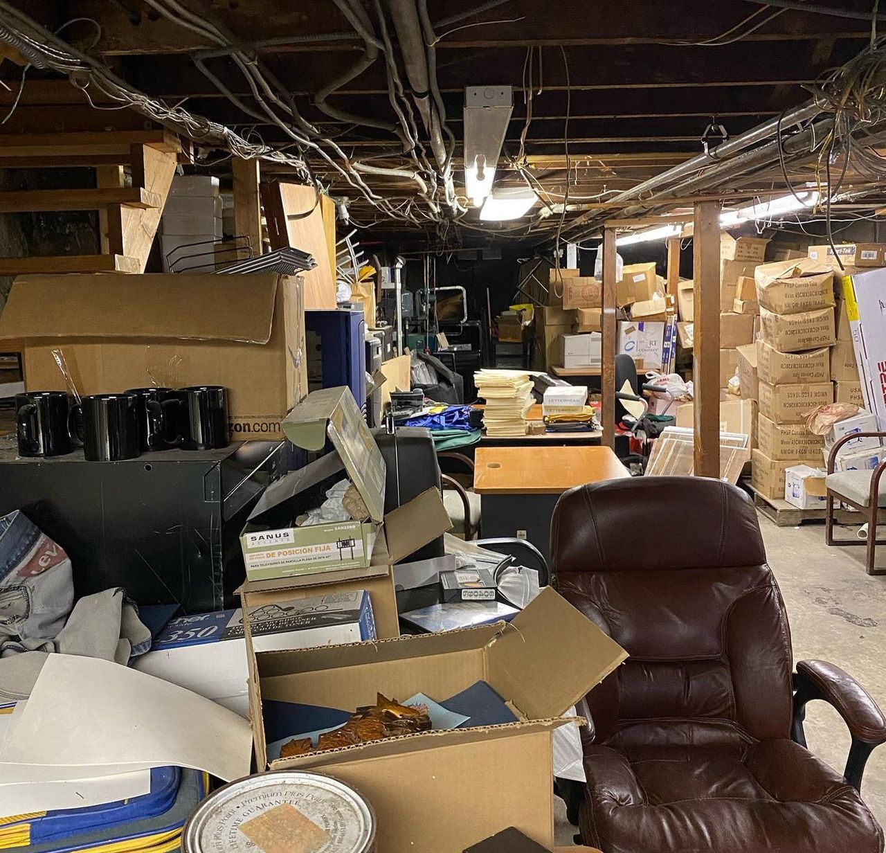 before — Basement Haul-Out — Cicero, NY