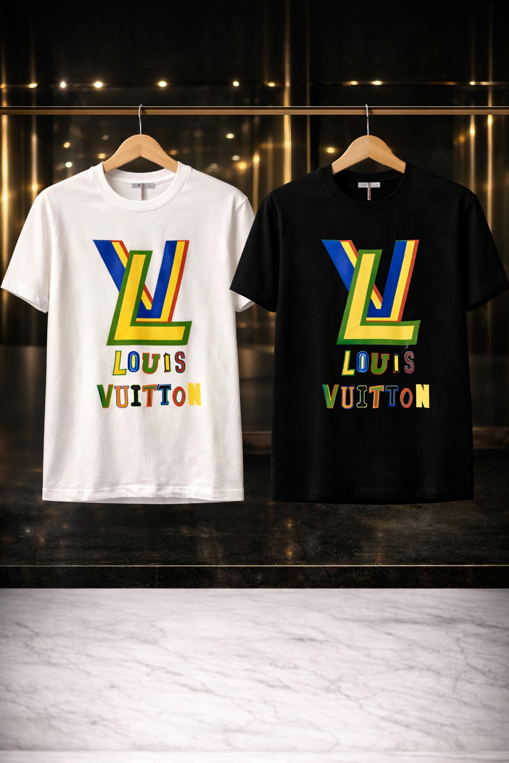 Camiseta Tela Fría LV Multicolor Edition