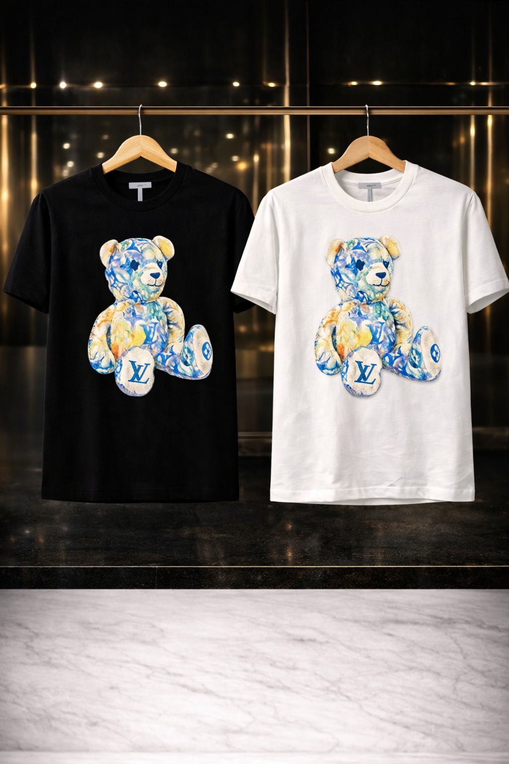 Camiseta Tela Fría LV Watercolor Bear