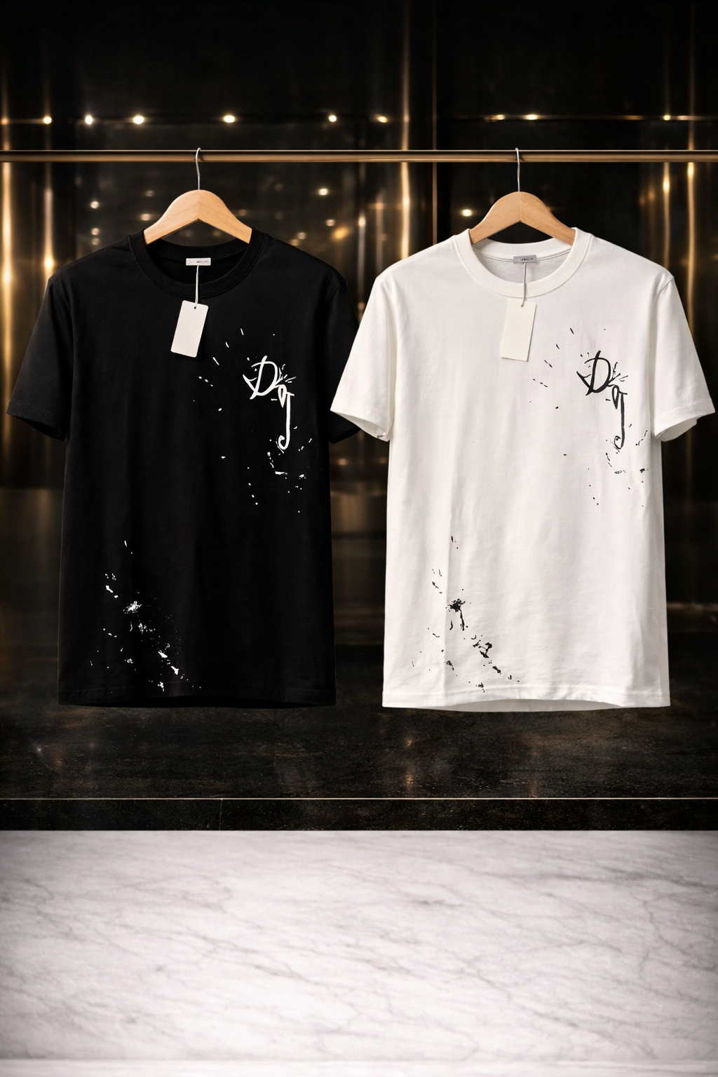 Camiseta Tela Fría Distressed Paint Splash