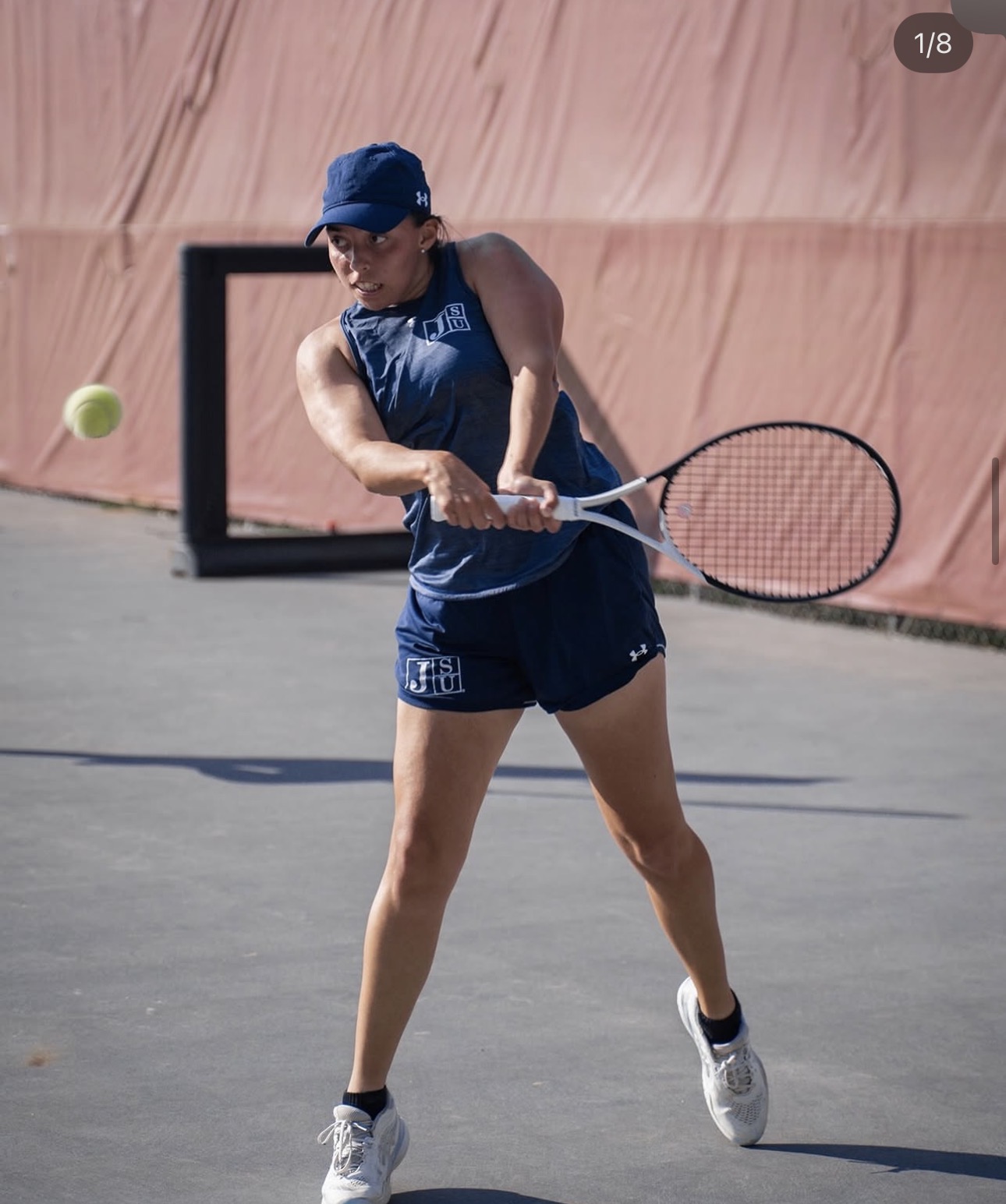 Lady Tiger Tennis Action