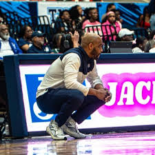 Coach Trey Johnson on the Sideline