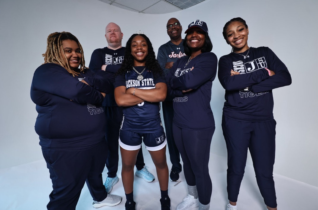Cassidy Gladney with JSU Staff