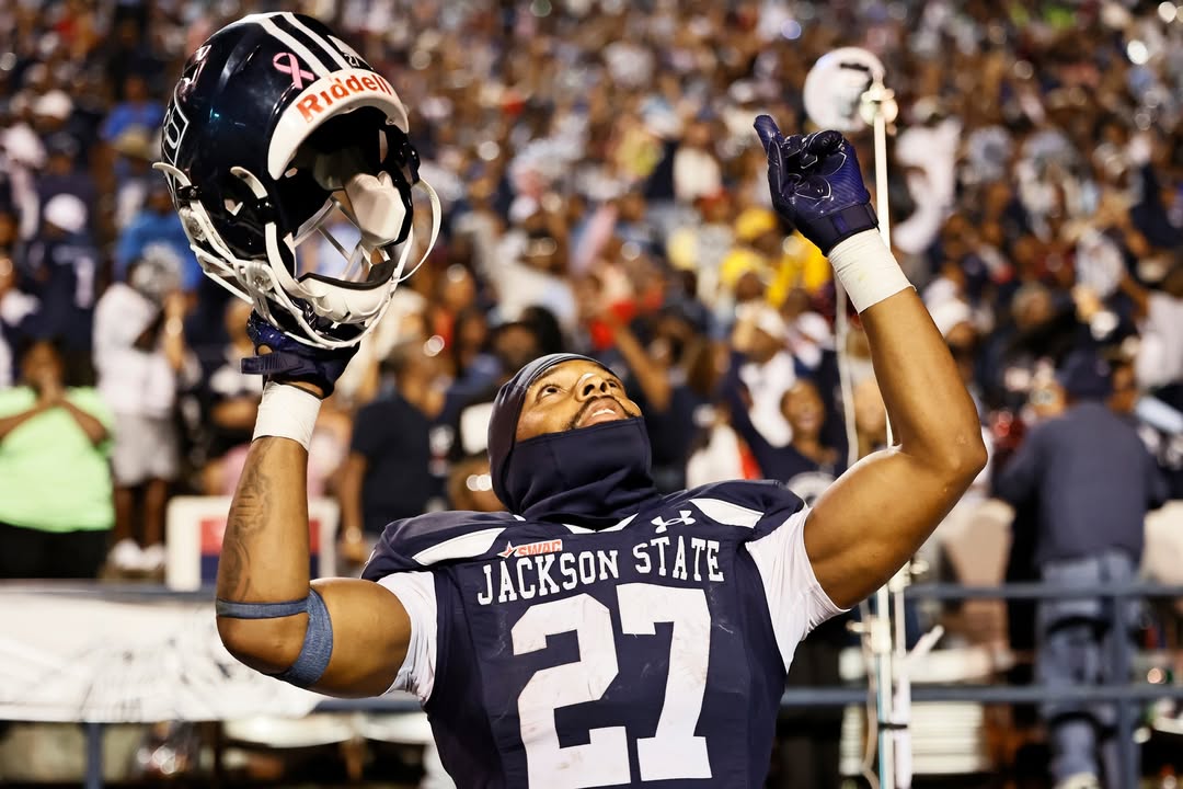 JSU Player Celebrating