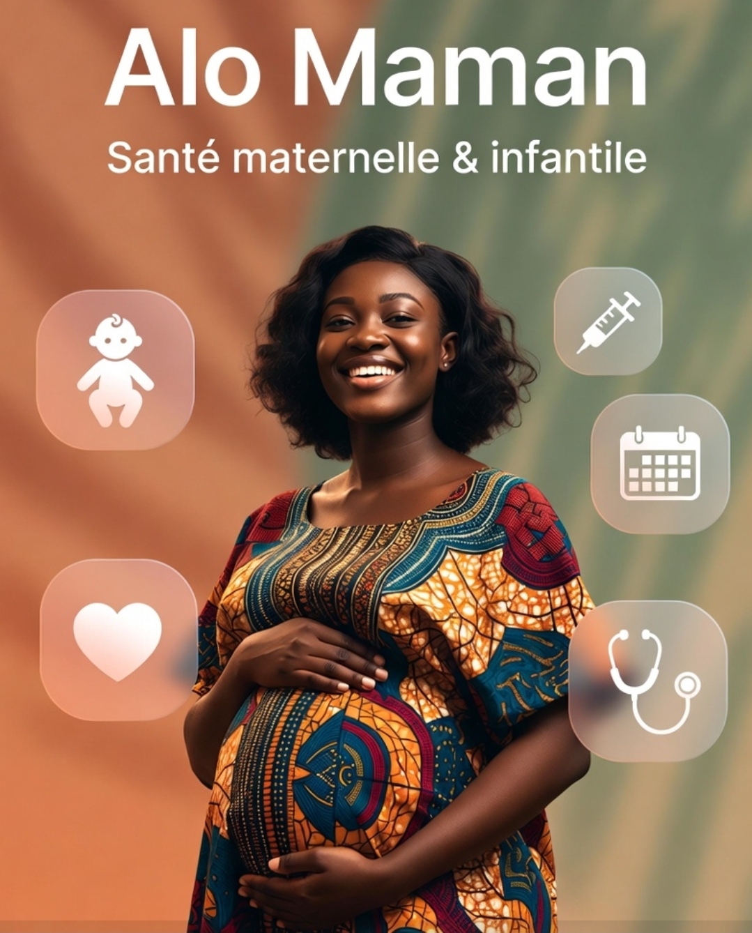 Maman ivoirienne enceinte — santé maternelle & infantile