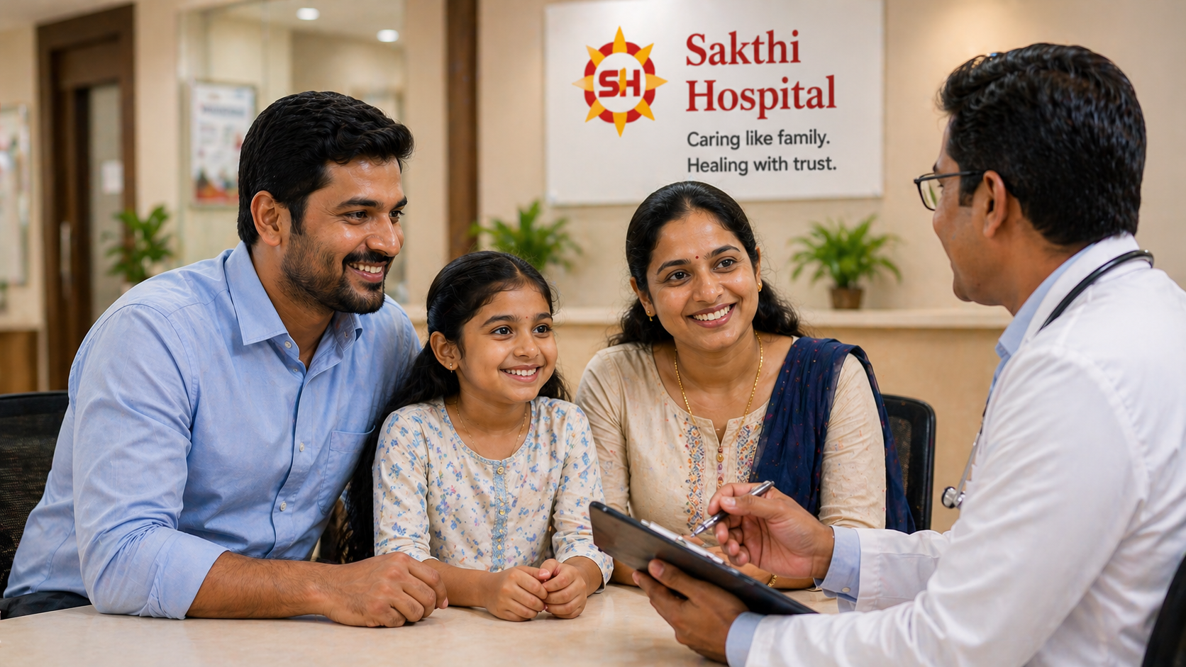 Family at Sakthi Hospital