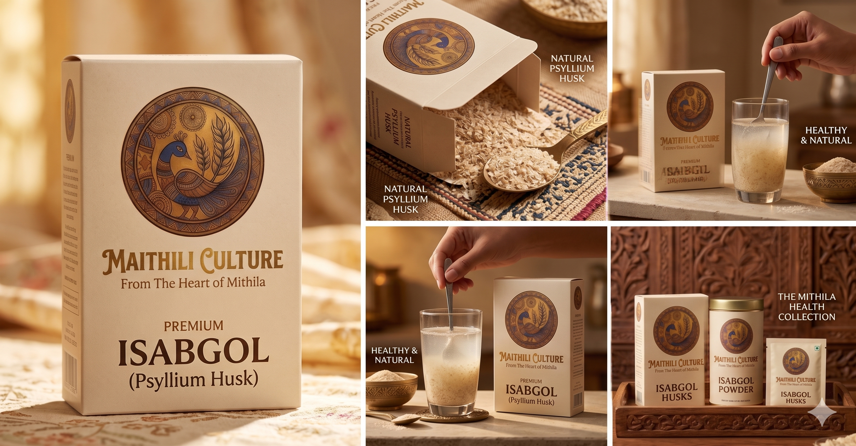 Psyllium Husk (Isabgol) — Naturally processed, premium fiber