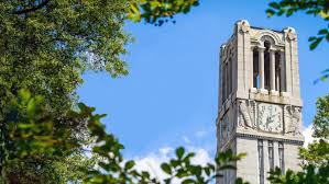N.C. State bell tower — campus years of reading and listening