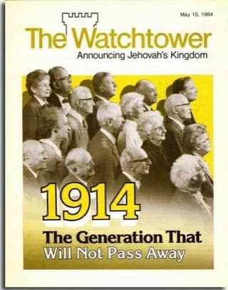 Watchtower magazine cover — the literature of a childhood faith