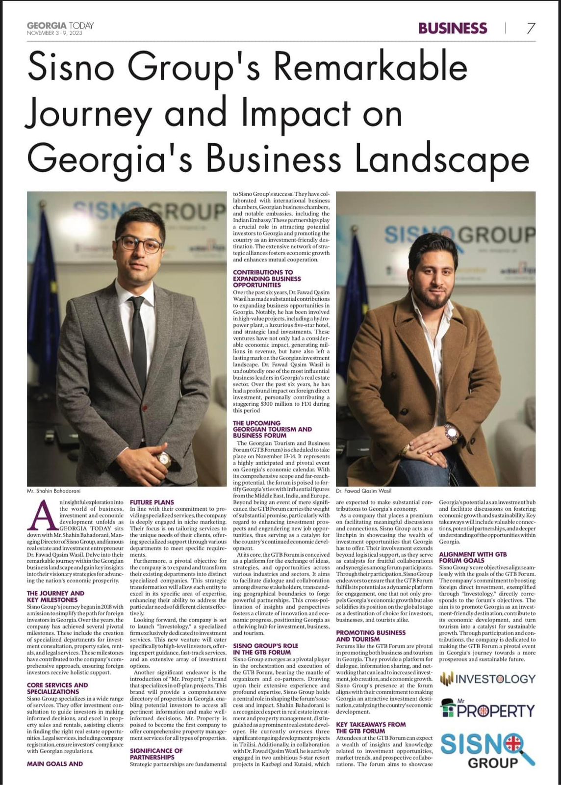 Georgia Today · Insights from a Successful Forum