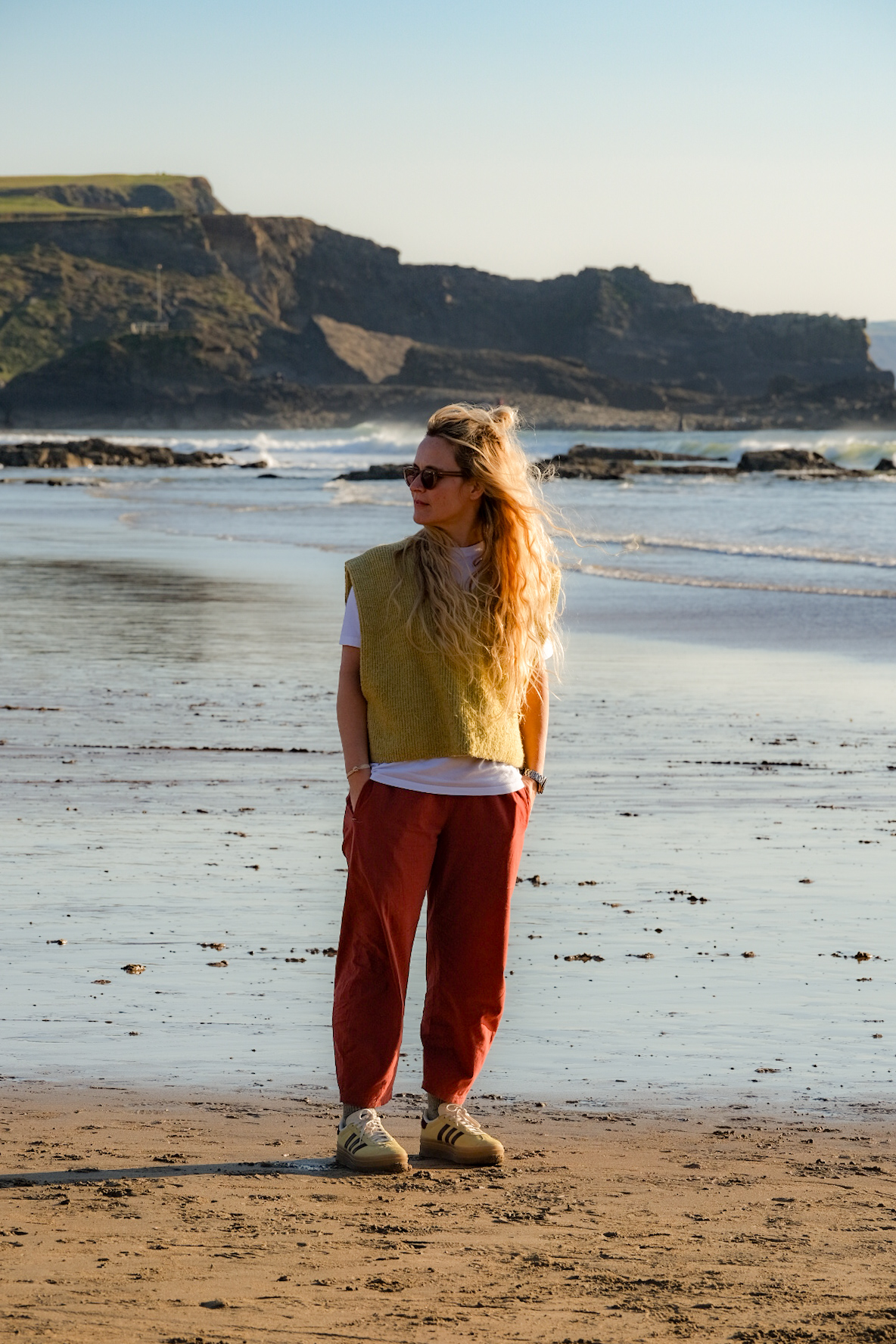 Jax on the Cornwall coast