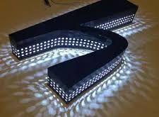 LED Perforated Steel Letter