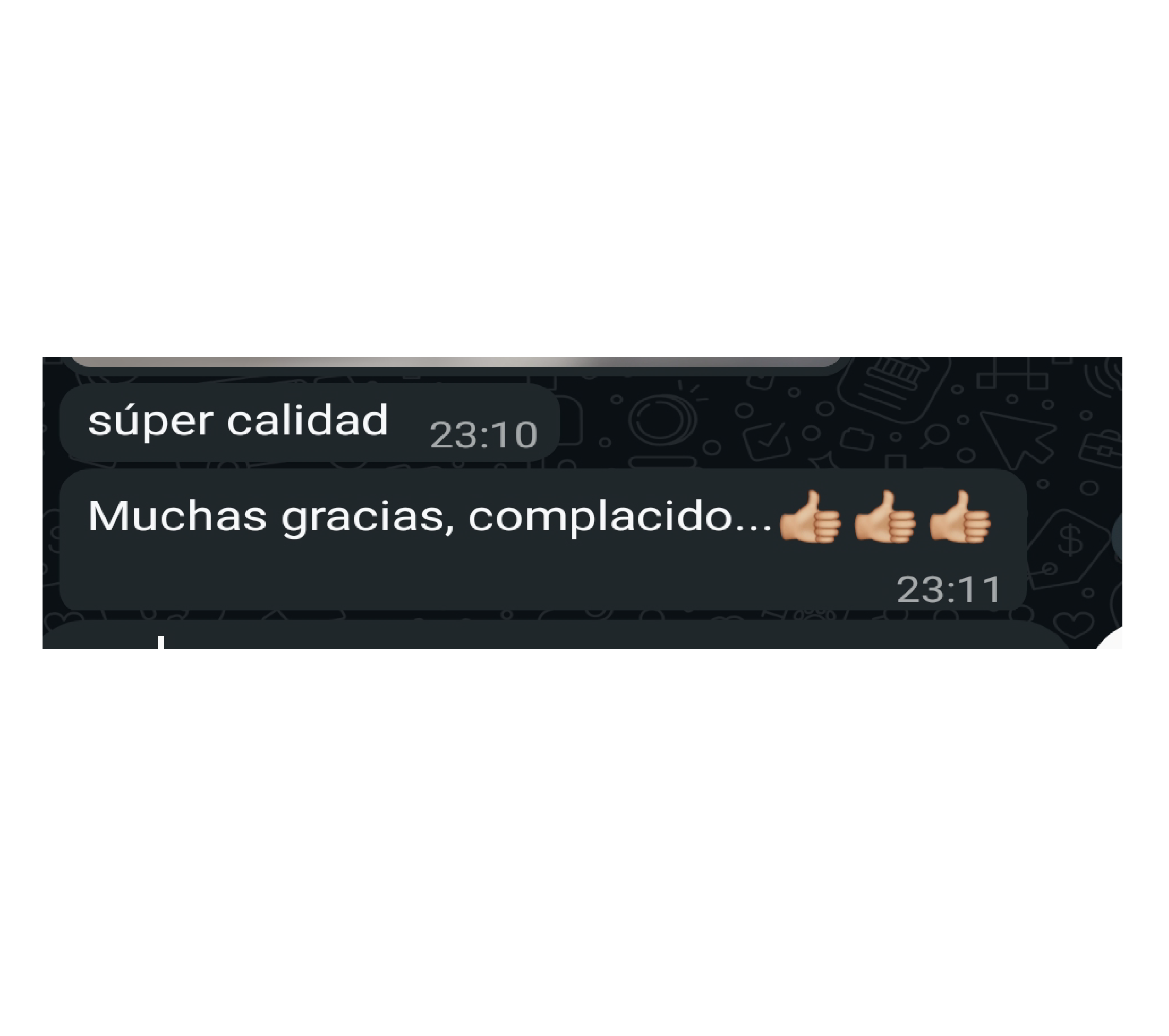 Testimonio WhatsApp