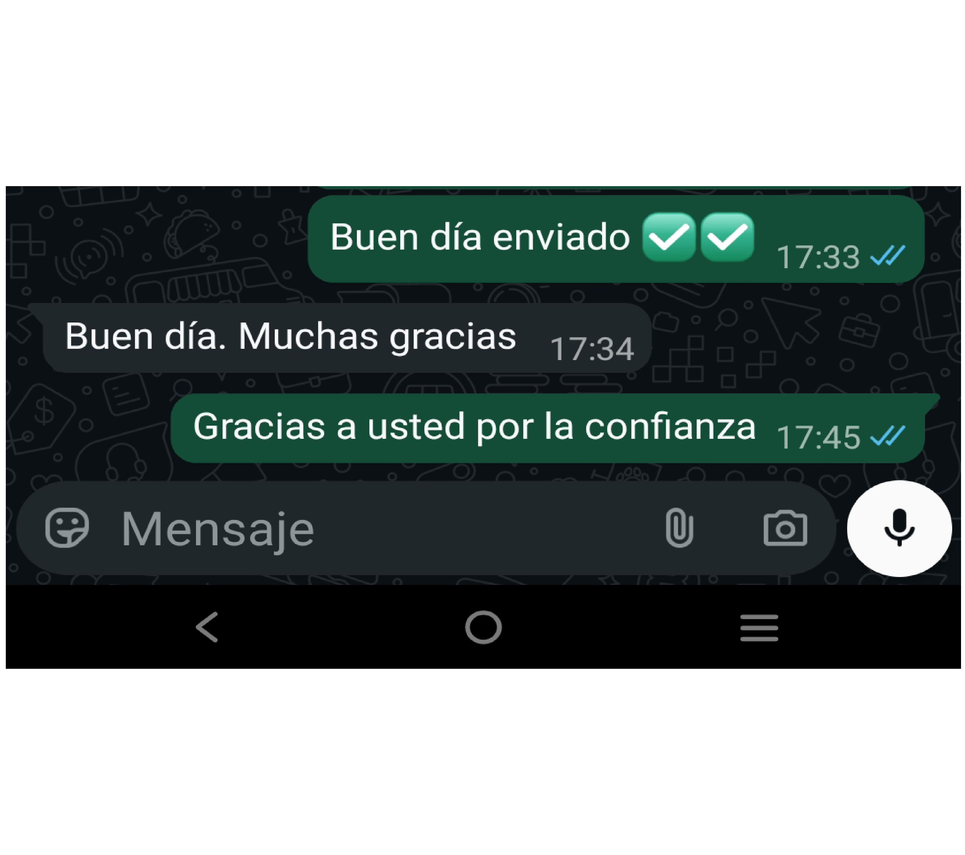 Testimonio WhatsApp 2