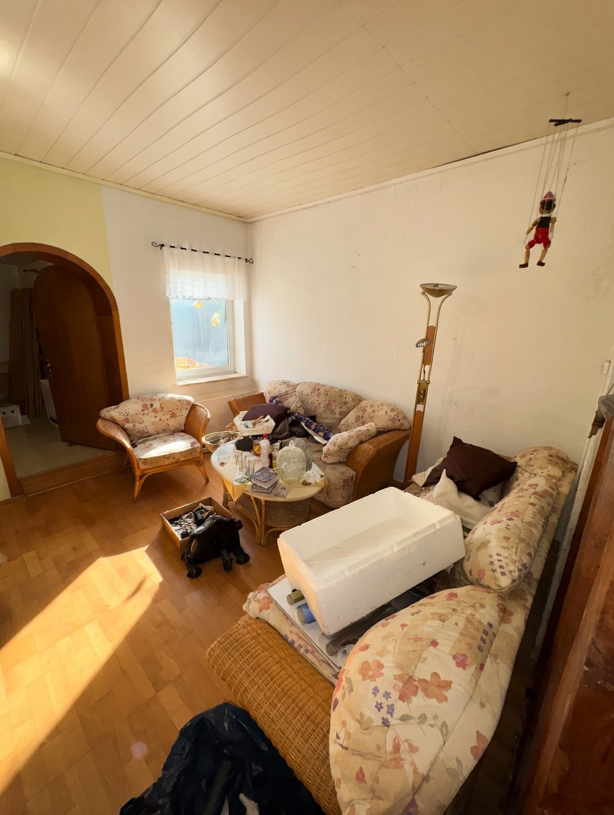 Wohnzimmer-Auflösung vorher