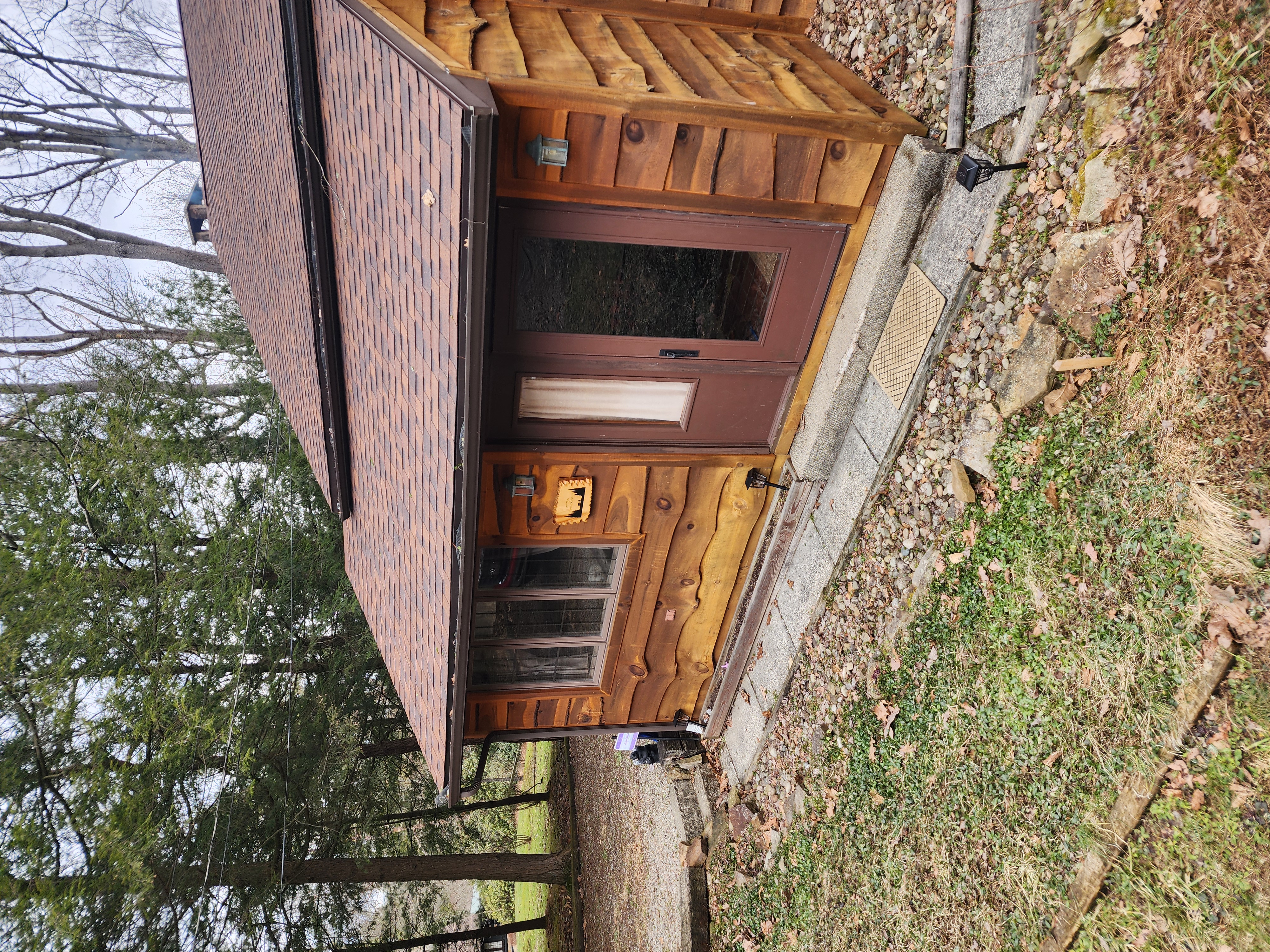 18x9 Custom Cedar Porch - Chalkhill Lakeside Home, PA