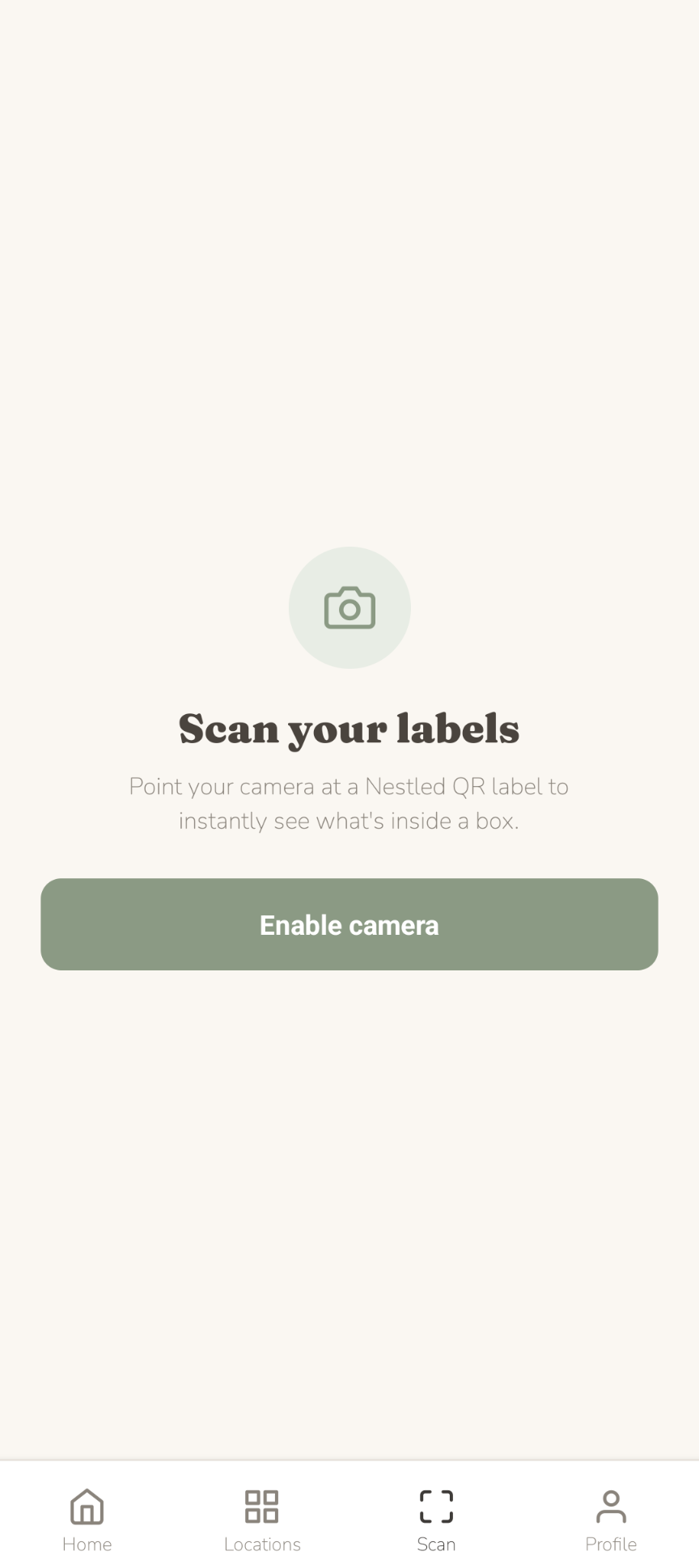 Print QR labels