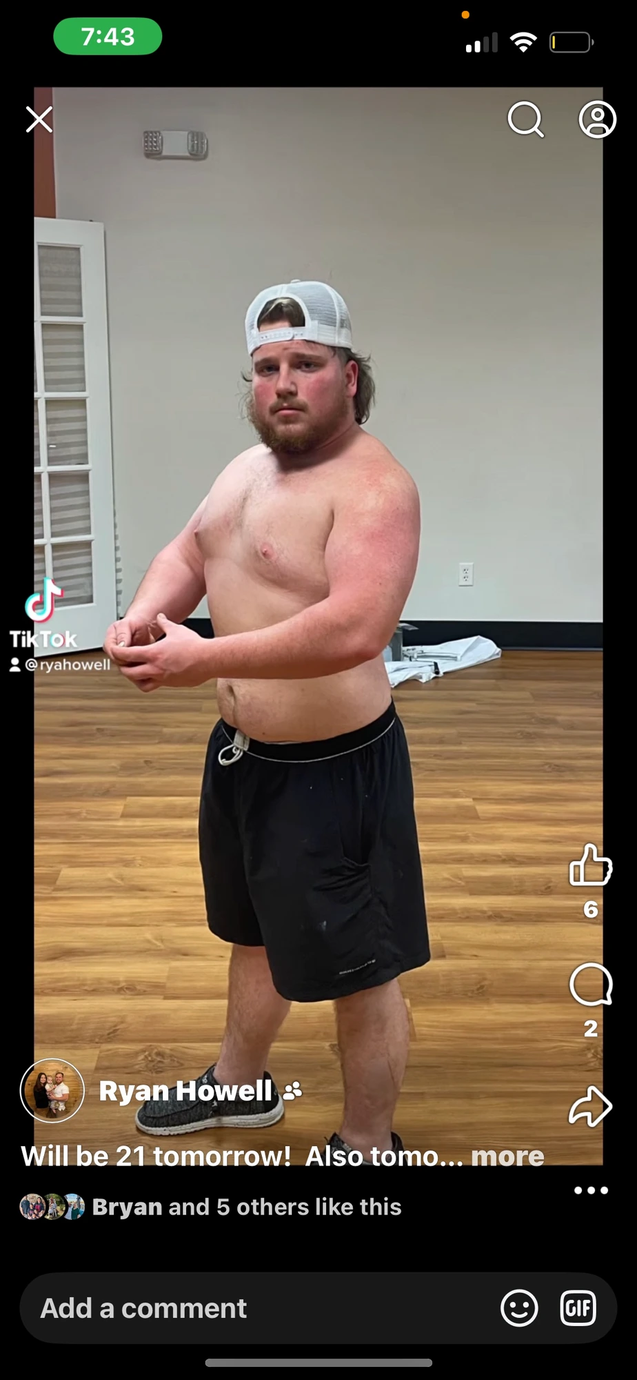 Ryan Howell Before